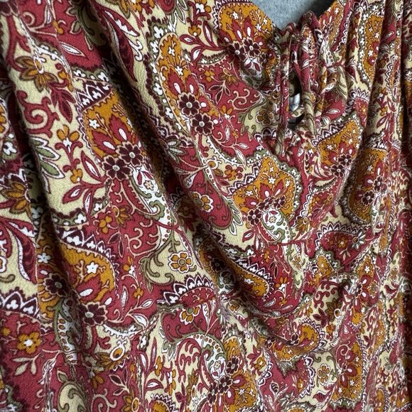 Vintage Y2K Ann Taylor Loft Womens 8 M Tank Dress Babydoll Below Knee‎ Midi Slip - Picture 5 of 7